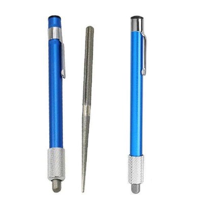 Fishing Hook File Diamond Pen Shape  Knife Sharpener