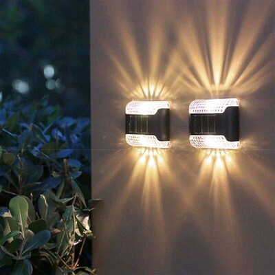 Outdoor Solar Wall Lamp  Garden Landscape LED Solar Lamp
