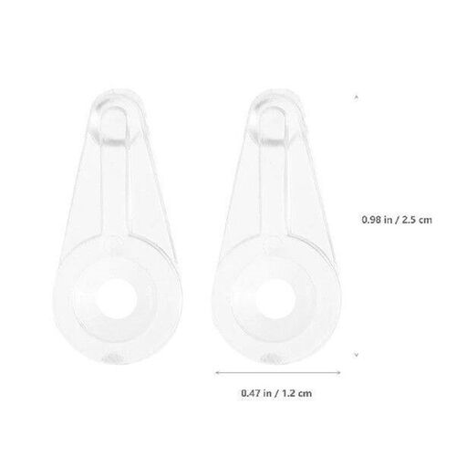 50 Pcs Glass Clip Mirror Fastening Clips Fixing Cabinet