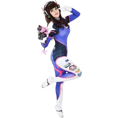 Dva Kostum Cosplay Bodysuit Zenti Game Wanita Seksi Dewasa J