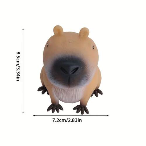 1pc Capybara Relax Squeeze Toy - Quick Rebound, Durable TPR