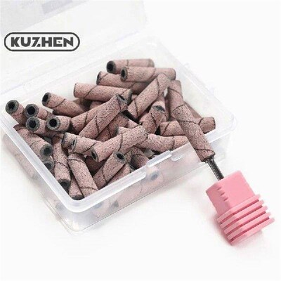 Sanding Cap Bands Electric Manicure Machine Nail Drill Bits