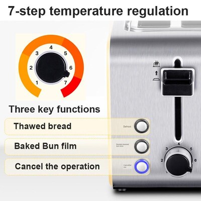 Toaster Bread Baking Machine Electric Sandwich Maker oven
