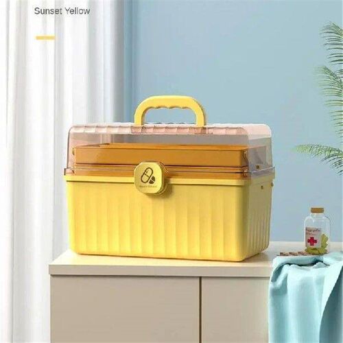 Large Capacity Daily Medicine Box Medicine Storage Box for