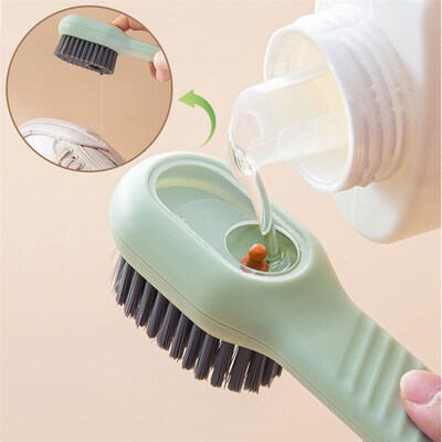 Multifunction Shoe Brush Automatic Liquid Soap Dispenser Sof