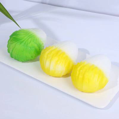 Squishy fruits vegetables fun pinch Fidget Toys减压白菜玩具
