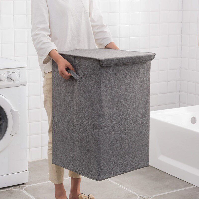 Extra large washable laundry basket clothes storage bucket图片