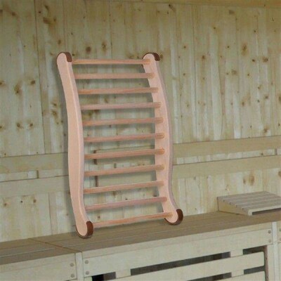 Sauna Backrest Fully Assembled Ergonomic Non Slip