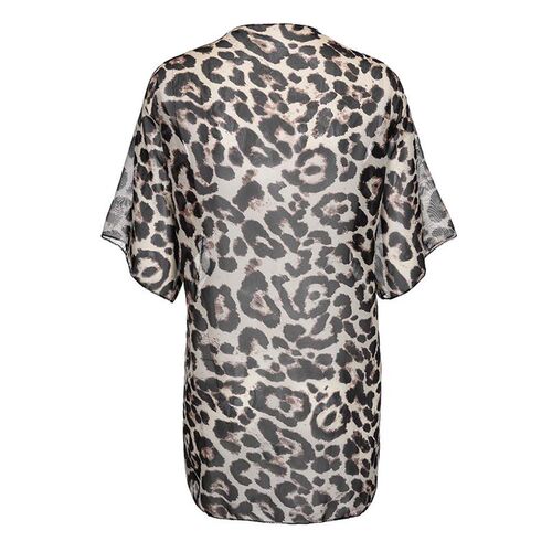 30@Blouse Women Leopard Print ops ver Blouse Plus Size Shirt