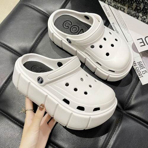 Summer Women Slippers 6cm Platform Clogs Outdoor Pantshoes