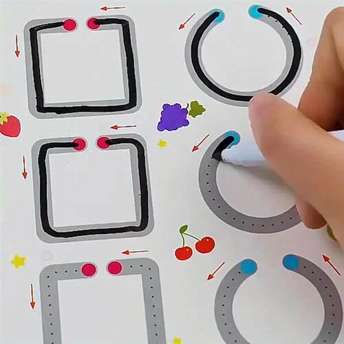 Reusable Pen Control Training Book for Children Magical