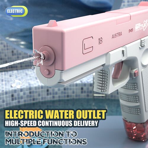 Summer Water Gun Electric Glock Pistol High-pressure Full Au
