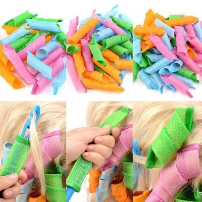 18Pcs Magic Hair Curler Wave Formers Set - DIY Hair Styling