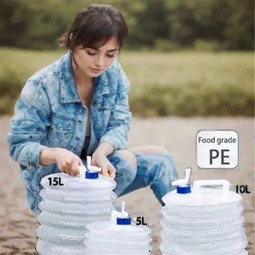 3/5/10/15L portable collapsible bucket emergency water