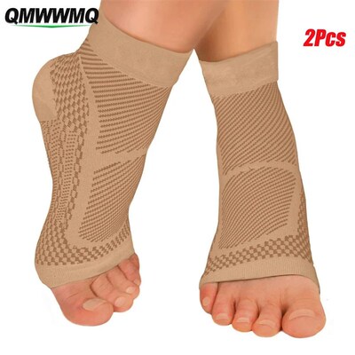 2Pcs Plantar Fasciitis Socks,Ankle Brace Compression Support