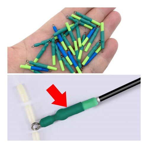 20Pcs Random Color Fishing Gear Extended Float Seat Fish Flo
