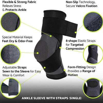 Adjustable Ankle Support Compression Ankle Brace Protector f