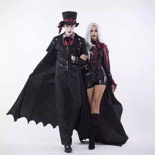 Halloween cosplay couple costume万圣节男女角色扮演吸血鬼服装