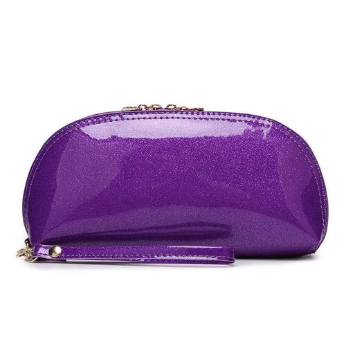 Fashion PU Leather Portable Small Makeup Bag Zipper Women Co
