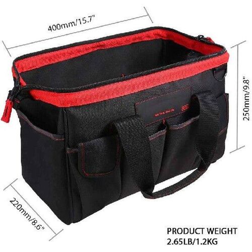 Tool Bag 16-inch Tool Storage Kit 7 Pockets Electrical Kit