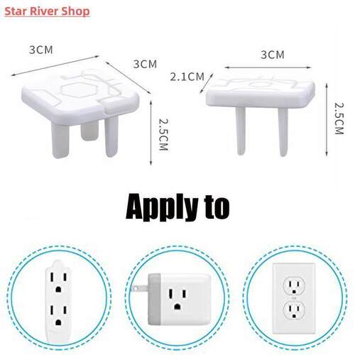 20Pcs Anti-electric Shock Safety Socket Cover Baby Child Saf