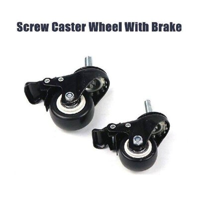 1.5 inches 2inch Heavy Duty 360 Degrees Black Swivel Castor