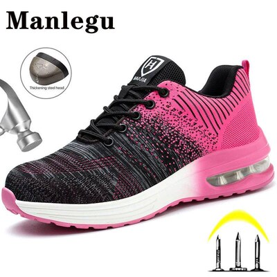 Safety Shoes Men Women Work Safety Boots Steel Toe Shoe Punc