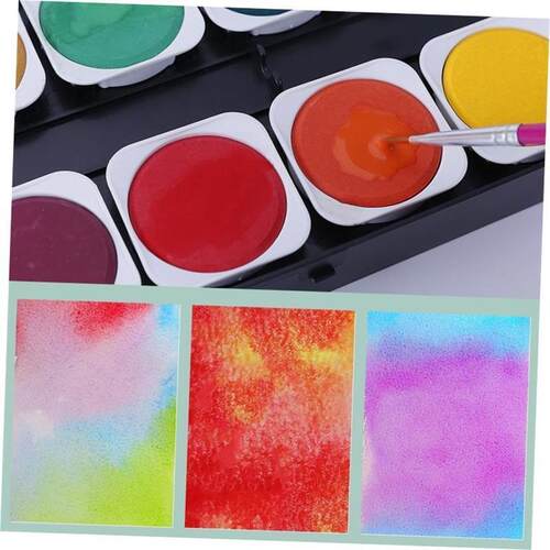 Solid watercolor paint Watercolour paint  finger painting