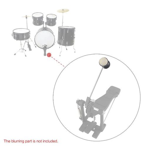 Drum Pedal Hammer Drum Pedal Wool Felt Stainless Steel Handl