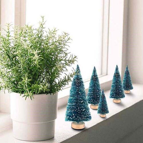 50PCS Miniature Artificial Christmas ree Small Snow Frost re