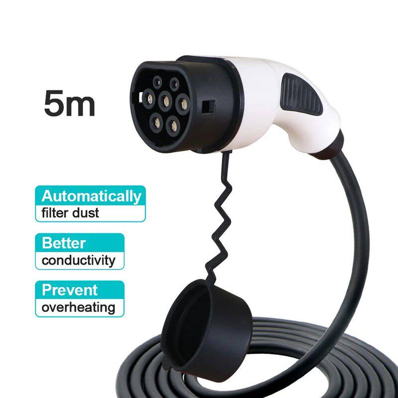 Switchable Current 8A/10A/13A/16A 1 Phase EV Portable Charge