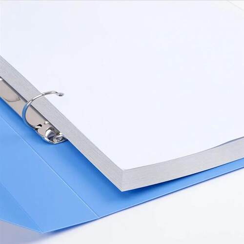 Office Document Binder File Folder Practical Plastic D-shape