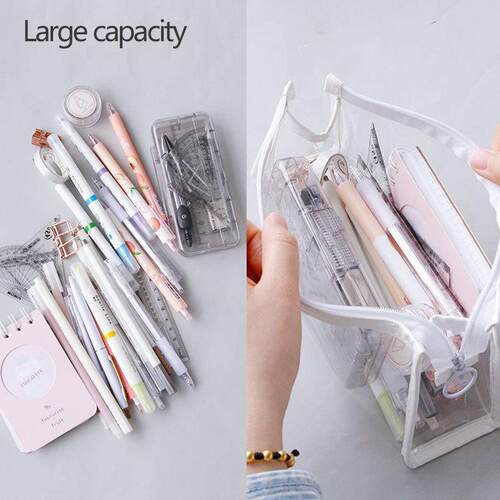 nts Stationery School Supplies Portable Pen Pencil Pouch Bag