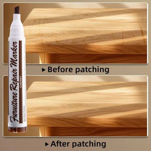 13pcs Furniture Markers Crayon Sharpener Set, Wood Scratch R