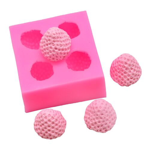 Strawberry 3D Silicone Mold for DIY Candle Cake Baking 3D Si