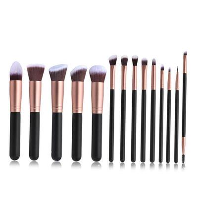 14pcs makeup brushes set for foundation powder blusher lip