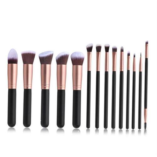 14pcs makeup brushes set for foundation powder blusher lip