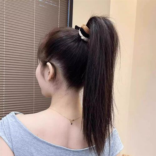 High Ponytail Hair Ties, Colorful Braided Hair Bands, Women