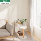 客厅沙发边几卧室床头夹缝隙收纳架子储物柜子小型书架落地置物架