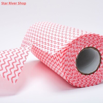 50 Pieces/rolls Kitchen Cleaning Dish Cloth Lazy Rag Scourin