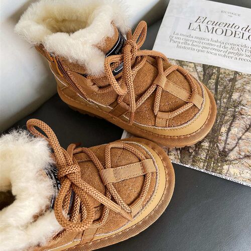 Size 15-30 Witer ew Childres Sow Boots Girls Childres So