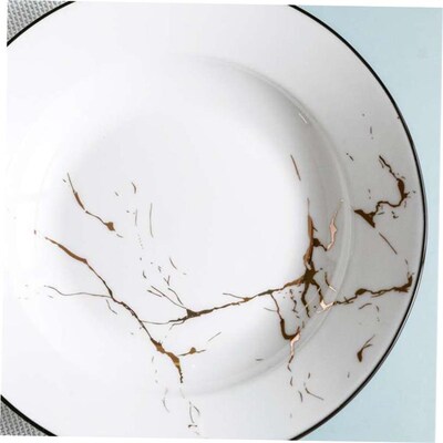 pure white round plates Dinner plate home cerami