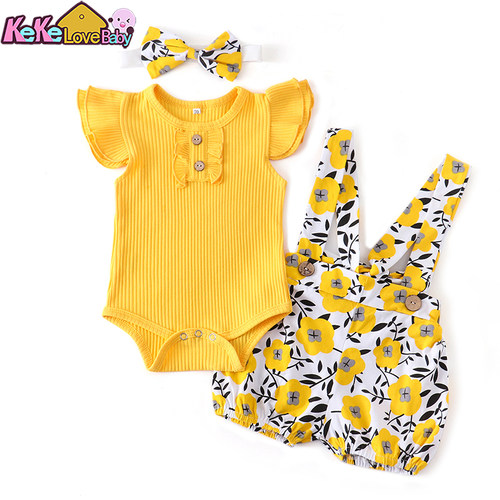 Baby Girl Summer Clothes Set Fashion Newborn Infant Knitting