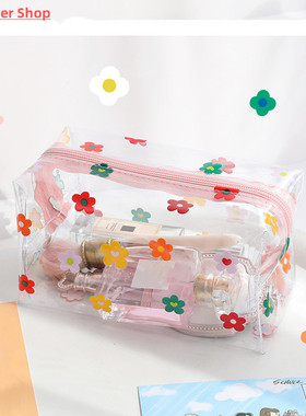 Big Waterproof Transparent Pencil Case PVC Stationery Gift G