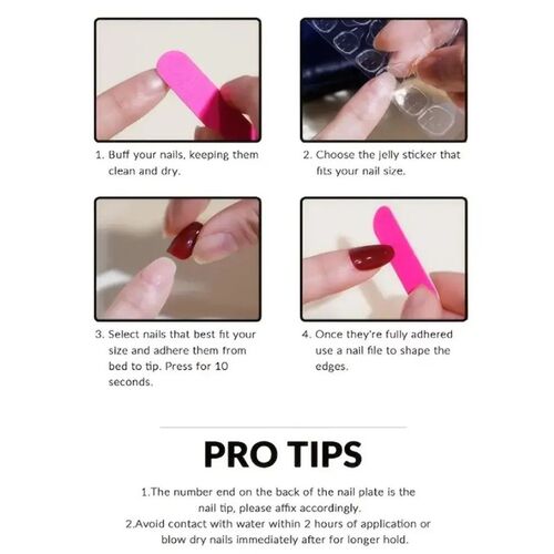 Square Press On Nails Short Fake Nails French Tip Colorful