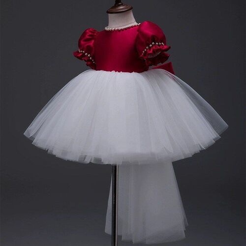 Girls Dress Sweet Princess Skirt for Kids Flower Girl Weddin