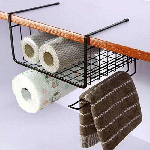 Kitchen Wrought Iron Storage Organizer Racks Closet Cabinet