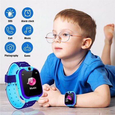 kids smart watch camera SOS call GPS position waterproof
