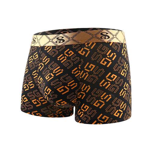 Mens Underwear ice non-trace antibacterial breathable quick