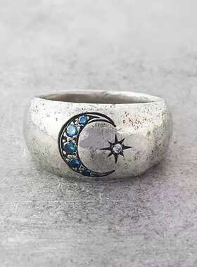 Mingfeis new style simple moon sun inlaid zirconium fashion